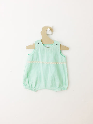 Barboteuse Sam Lin Vert de Gris-Barboteuse-Tale Me