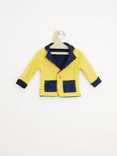 Blazer Côme Bleu Réversible en Jaune-Gilet-Tale Me