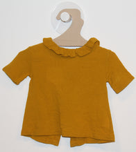 Blouse Manches Courtes Jaune Moutarde-Blouse-Tale Me