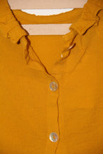 Blouse Manches Courtes Jaune Moutarde-Blouse-Tale Me