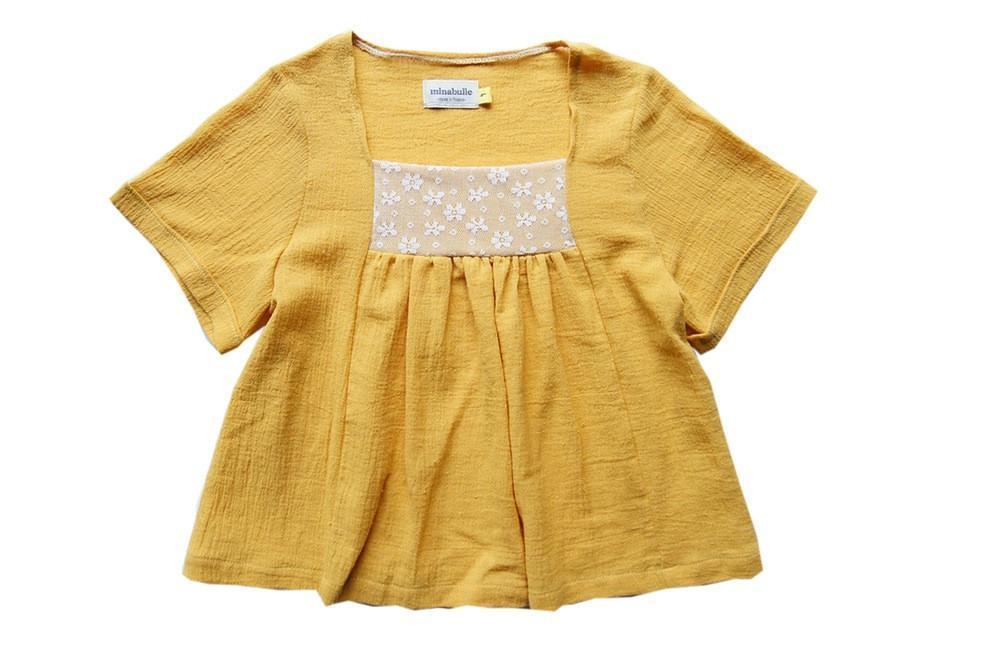 Blouse Pia Jaune-Blouse-Tale Me