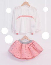 Blouse Ruban Rose "Aiguilles"-Blouse-Tale Me