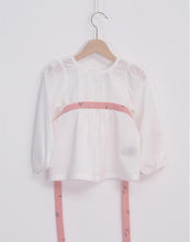 Blouse Ruban Rose "Aiguilles"-Blouse-Tale Me