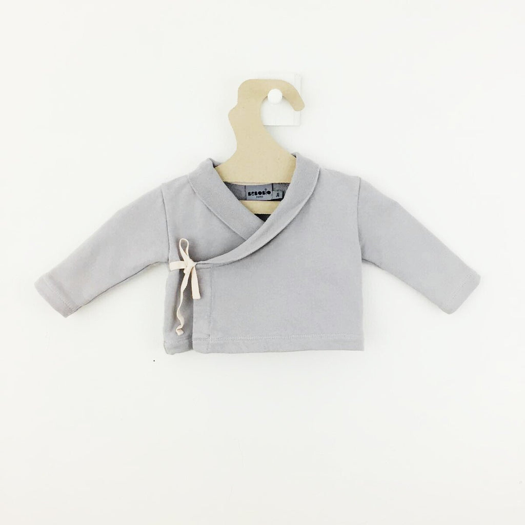 Cache Coeur Gris-Gilet-Tale Me