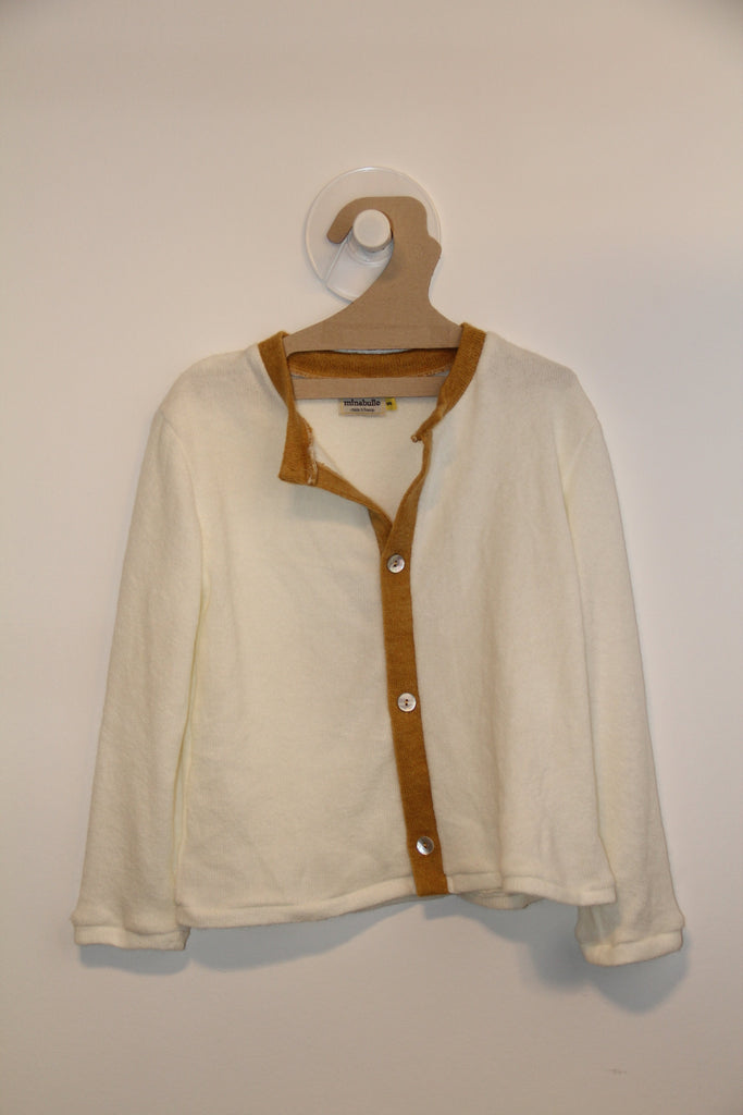 Cardigan Gustave Blanc-cardigan-Tale Me