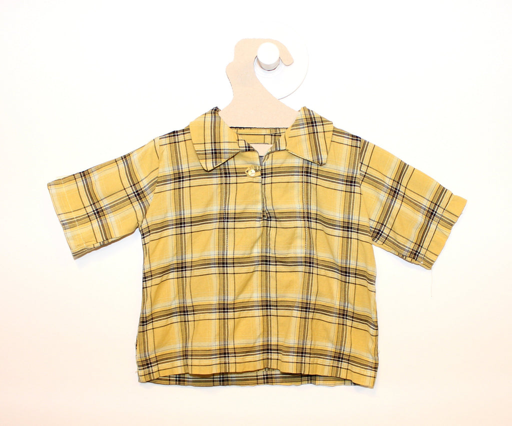 Chemise à Carreaux Jaune-Chemise-Tale Me