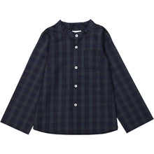 Chemise Gaspard Bleue à carreaux verts-Chemise-Tale Me