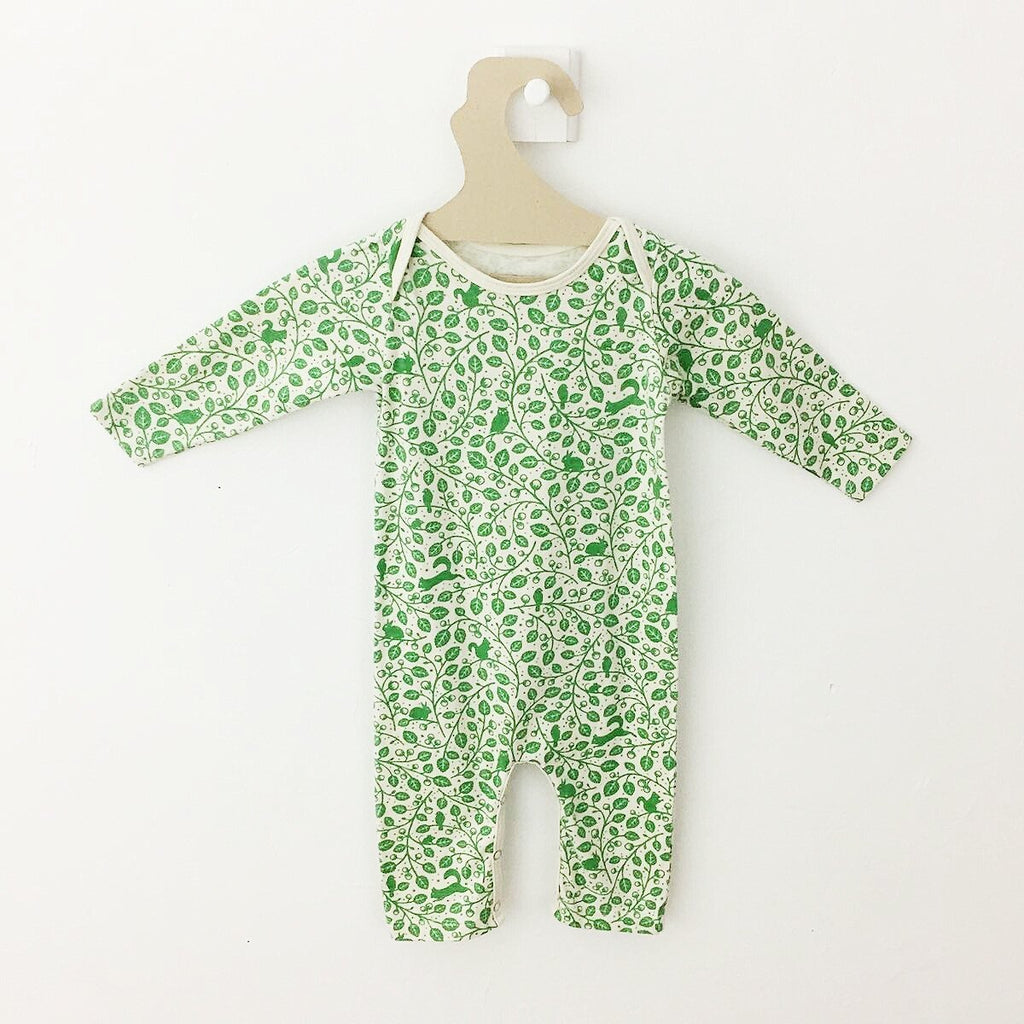 Combinaison Petites Feuilles-Grenouillère-Tale Me