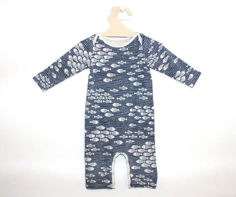 Combinaison Petits Poissons-Grenouillère-Tale Me