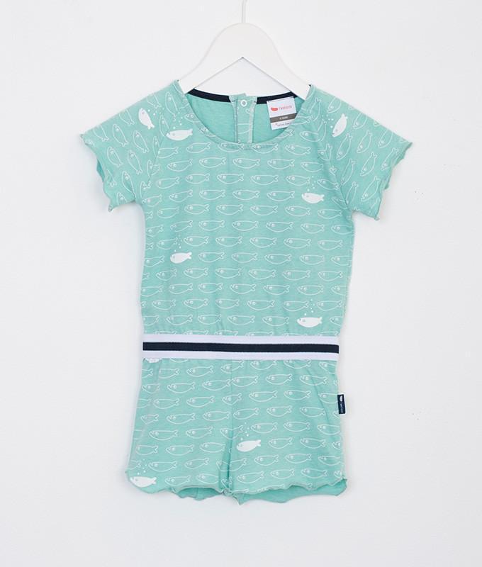 Combishort Turquoise Poissons-Combishort-Tale Me