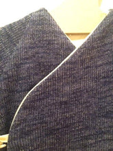 Gilet Cache-coeur Bleu Gris Réversible-Gilet-Tale Me
