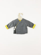Gilet Cache-cœur Jaune à Pois Réversible-Gilet-Tale Me