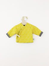 Gilet Cache-cœur Jaune à Pois Réversible-Gilet-Tale Me