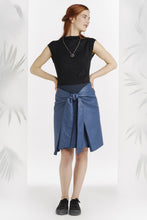 Jupe Enduite Bleu-Jupe-Tale Me