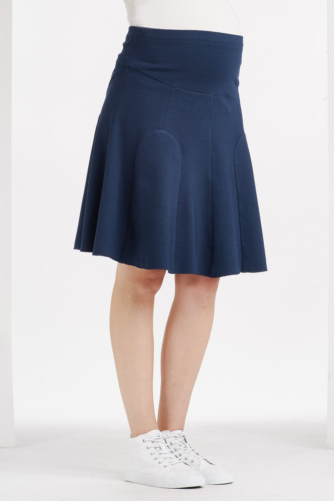 Jupe Plissée Bleu Nuit-Jupe-Tale Me