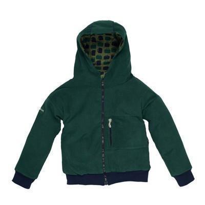 Manteau en Velours Vert 100% Bio-Manteau-Tale Me