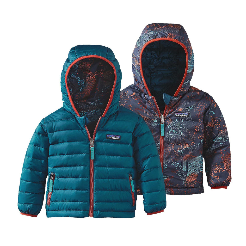 Manteau Patagonia duvet réversible bleu-Manteau-Tale Me