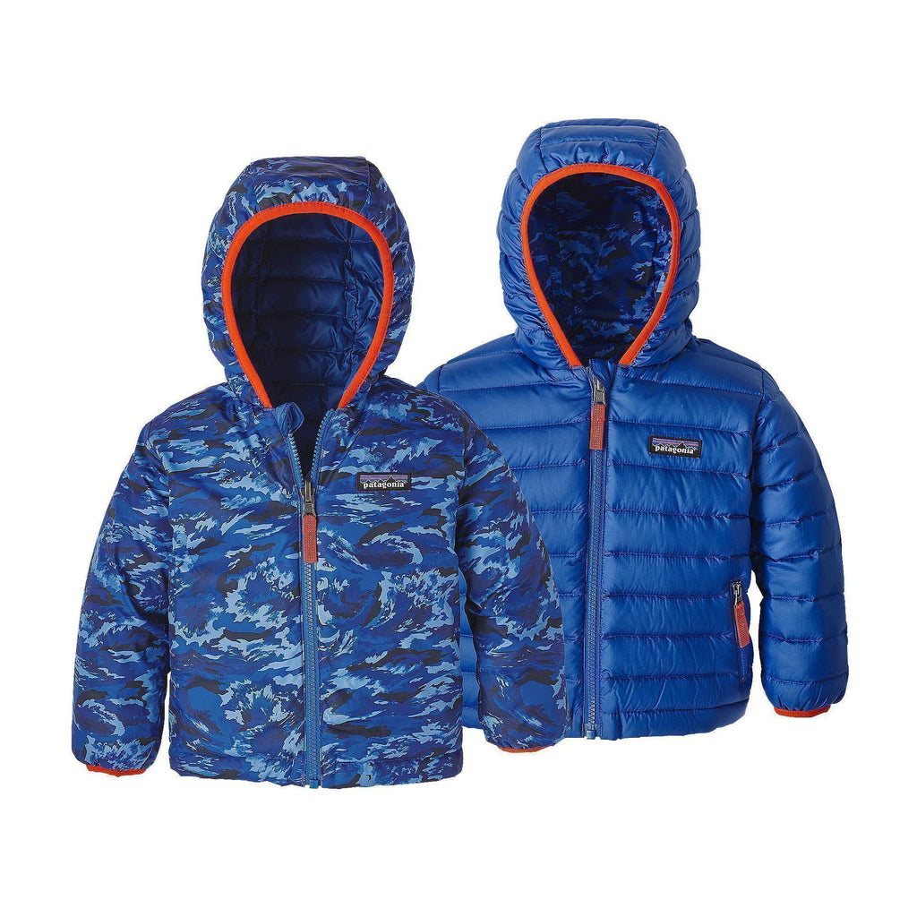 Manteau Patagonia duvet réversible bleu-Manteau-Tale Me