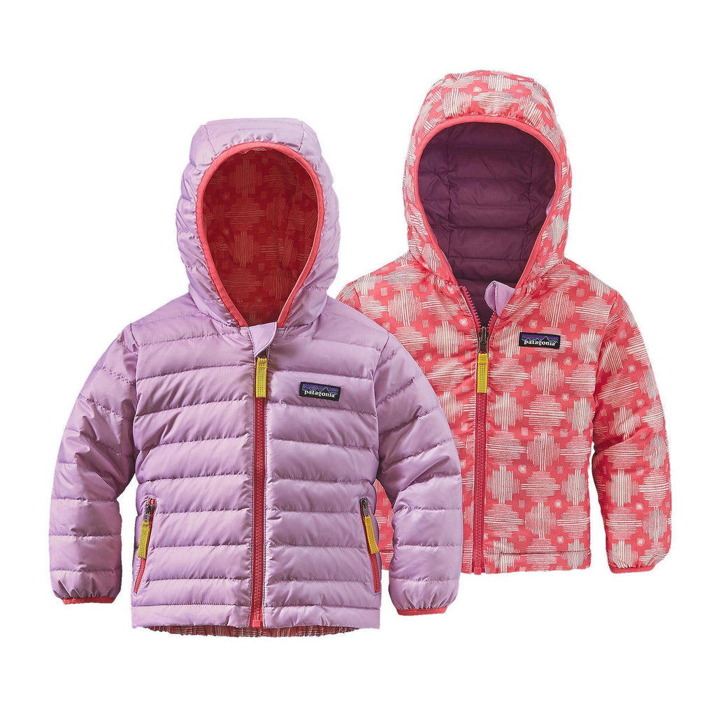 Manteau Patagonia duvet réversible rose-Manteau-Tale Me