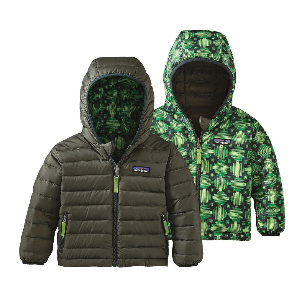 Manteau Patagonia duvet réversible vert-Manteau-Tale Me
