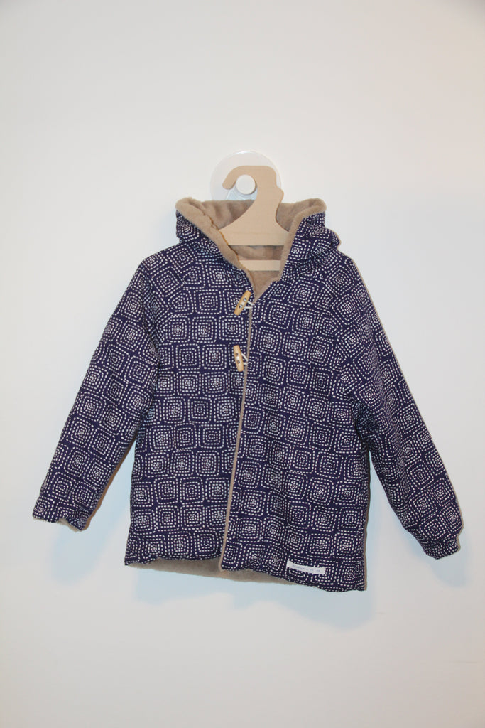 Manteau Réversible Bleu Nuit Tout Doux 100% Bio-Manteau-Tale Me