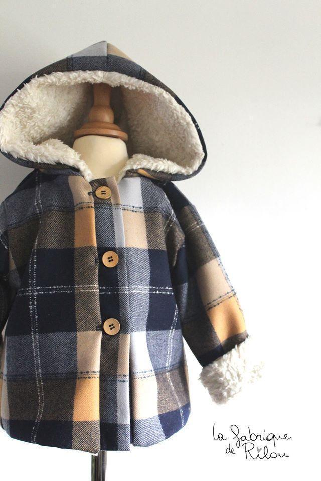 Manteau tout doux lainage à carreaux-Manteau-Tale Me