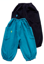 Pantalon Bleu en Velours-Pantalon-Tale Me