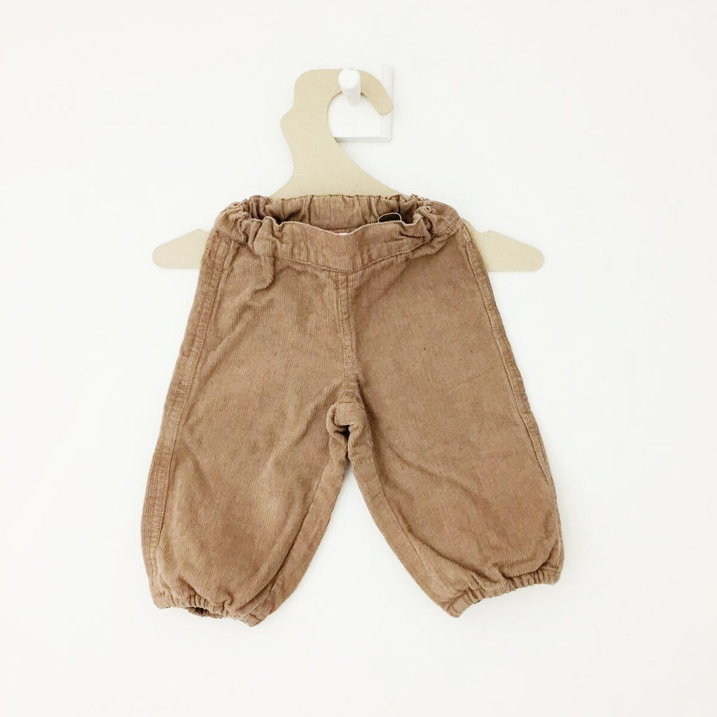 Pantalon Bloomer en Velours Caramel-Pantalon-Tale Me