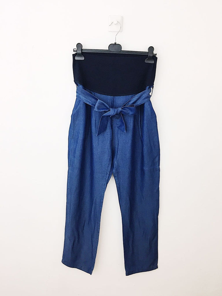 Pantalon Carotte Denim-Pantalon-Tale Me