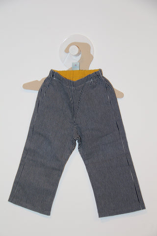 Pantalon Jaune ou Bleu à Rayures Réversible-Pantalon-Tale Me