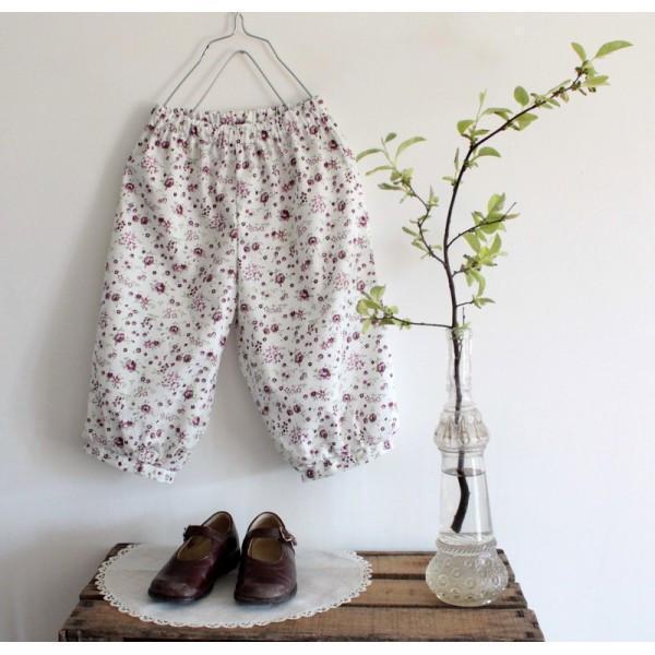 Pantalon Oeillet motifs fleurs-Pantalon-Tale Me
