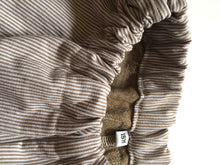 Pantalon Oeillet Rayé Brun et Blanc-Pantalon-Tale Me