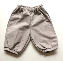 Pantalon Oeillet Rayé Brun et Blanc-Pantalon-Tale Me