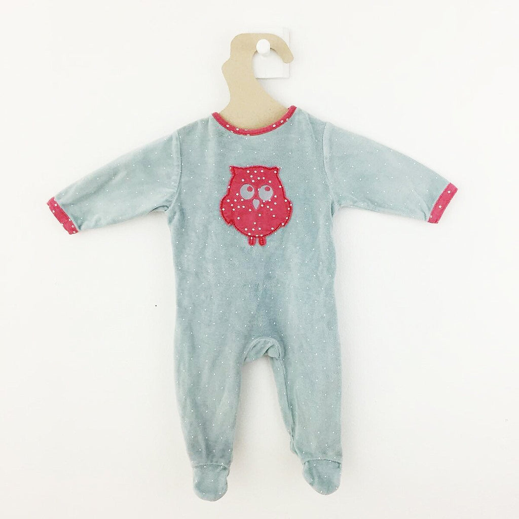 Pyjama Grenouillère Hibou Rouge-Grenouillère-Tale Me