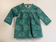 Robe à Fleurs Verte Col Rond-Robe-Tale Me