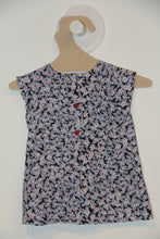 Robe Bleue à fleurs Blanches-Robe-Tale Me