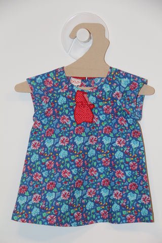 Robe Bleue à Fleurs Rose-Robe-Tale Me