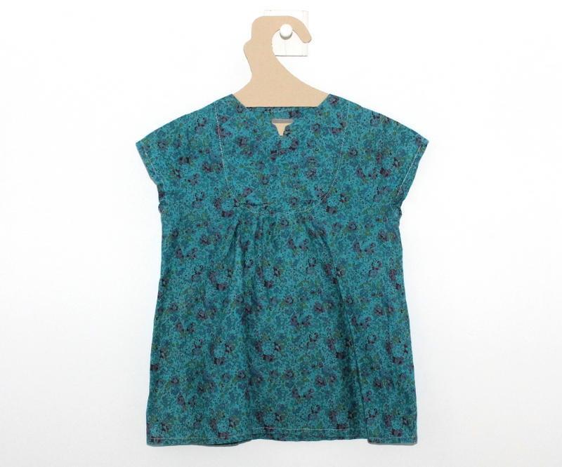 Robe Bleue Fleurie-Robe-Tale Me
