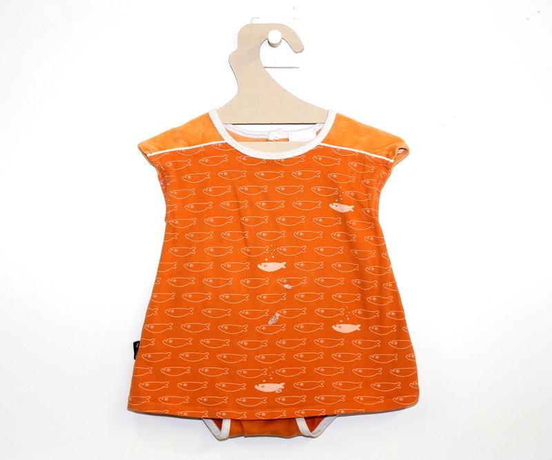 Robe Body Orange Poissons-Robe-Tale Me