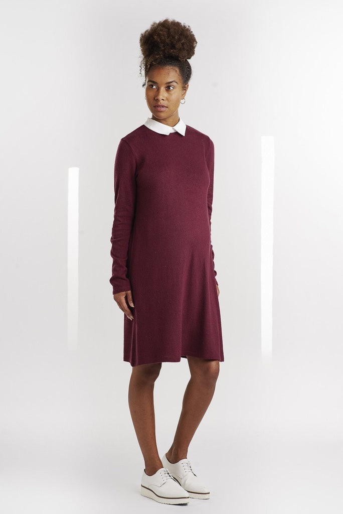 Robe Bordeaux Col-Robe-Tale Me