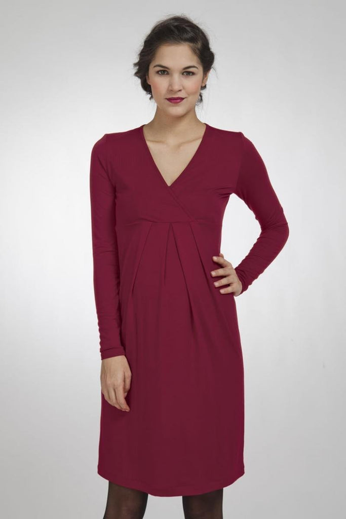 Robe Cache Coeur Bordeaux-Robe-Tale Me