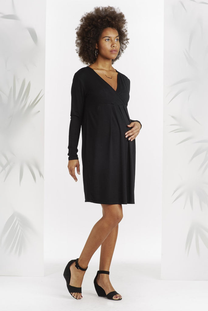 Robe Cache Coeur Noire-Robe-Tale Me