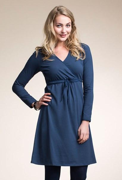 Robe Coeur Croisé Bleue-Robe-Tale Me