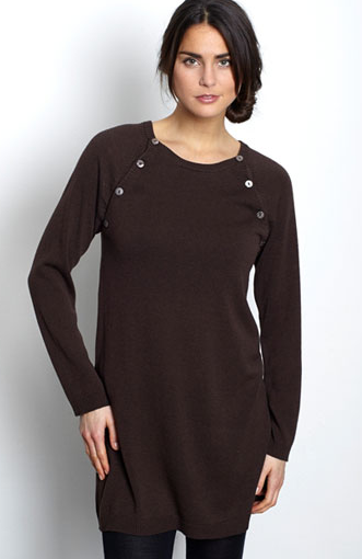 Robe en Maille Brune-Robe-Tale Me