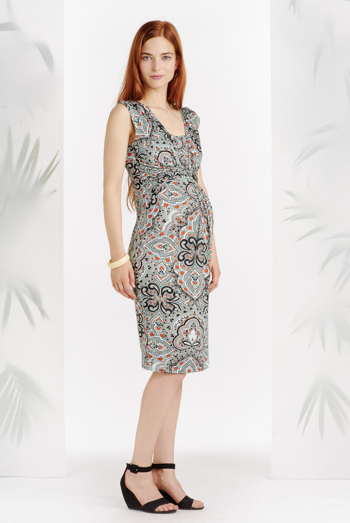 Robe Holly Impression Turquoise-Robe-Tale Me