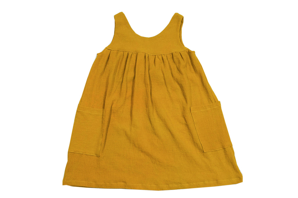 Robe Léonie jaune moutarde-Robe-Tale Me