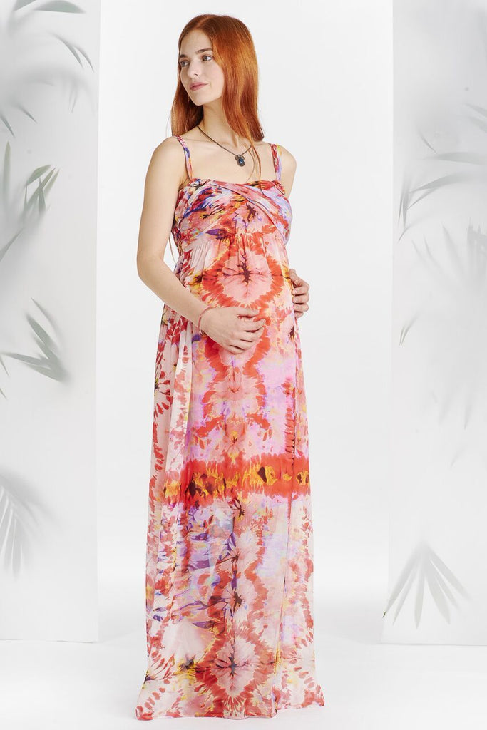 Robe Longue Imprimé Tropical-Robe-Tale Me