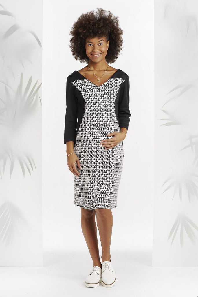 Robe Sharon Pied de Poule-Tale Me