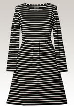 Robe Simone rayée noire-Robe-Tale Me