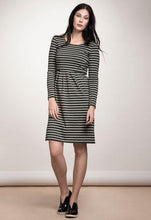 Robe Simone rayée noire-Robe-Tale Me